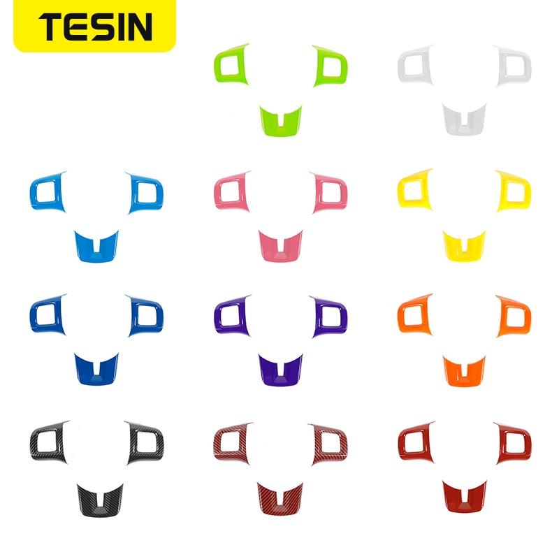 Car Steering Wheel Decoration Cover For Dodge Challenger Charger Durango Dart 2009-2014 Journey 2013-2022 Interior