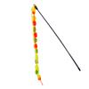 Cat Wand Toys with Tassel Durable Bite Resistant Soft Interactive Cat Teaser Wand Toys with Bell