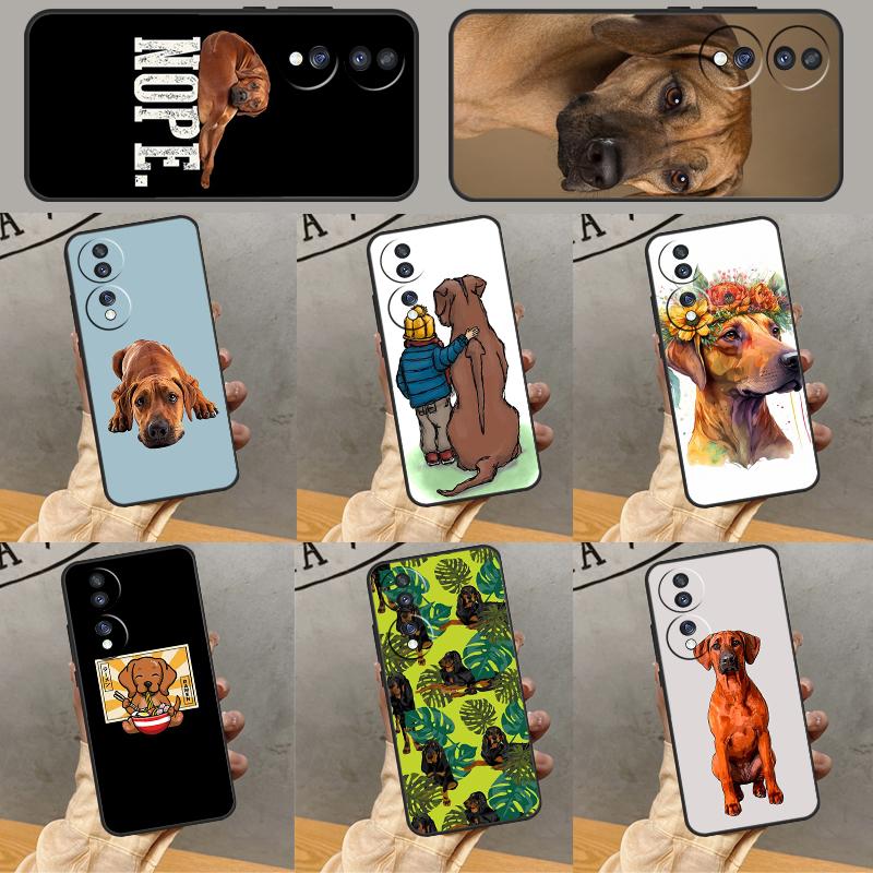 Rhodesian Ridgeback Dog Case For Honor Magic 7 5 6 Lite Pro Honor 200 Pro 50 70 90 X9b X9a X8b X8a X8 X9 X9c Cover