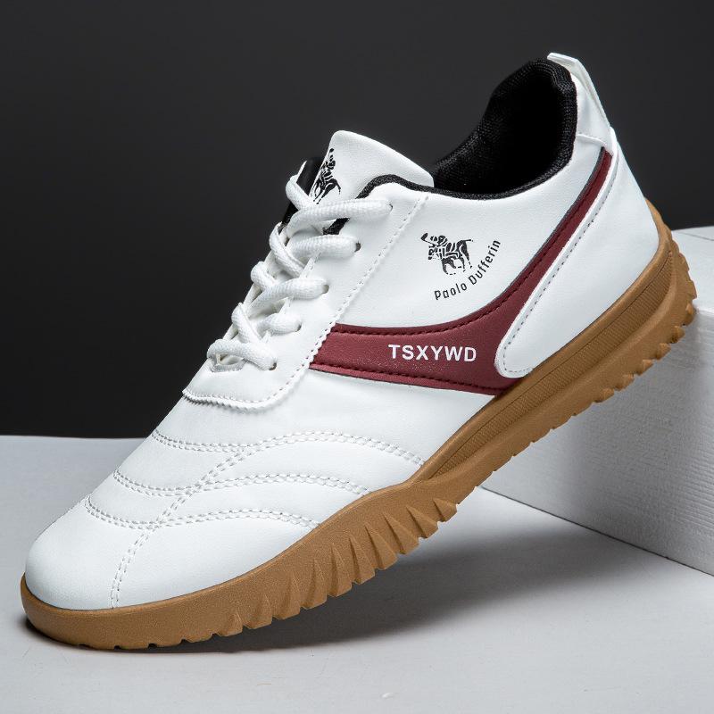 Shoes spring and summer leather surface breathable non-slip breathable white board shoes casual sports shoes comfortable fit