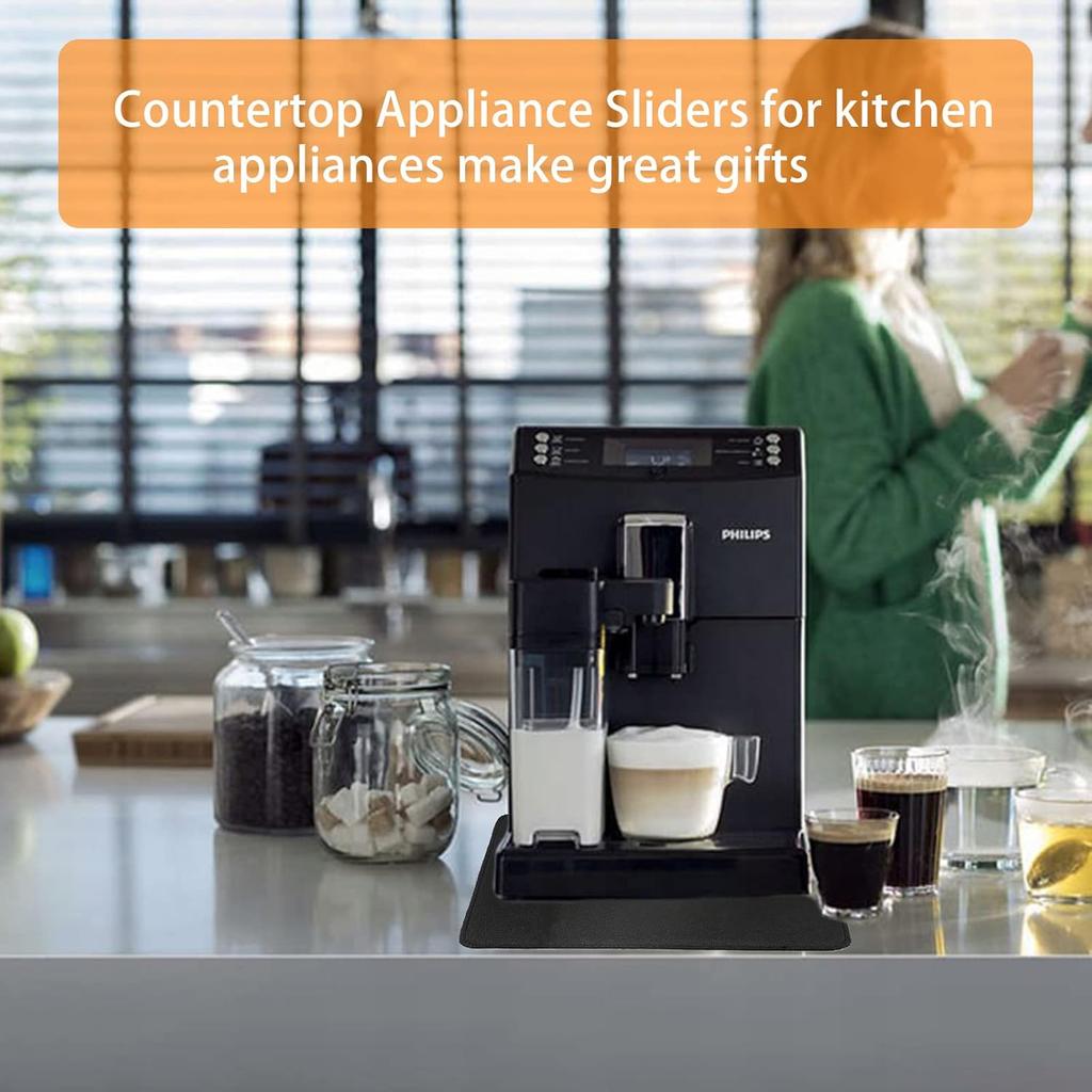 Heat Resistant Mat for Air Fryer,Heat Resistant Pad Countertop Protector Kitchen Appliance Mats with Sliding Function,Coffee Maker Mat for