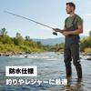 Waders, Chest Waders, Waterproof, Fishing Suit, Fisherman's Waders, Hip Waders (Black, 26cm) [Parallel Import]