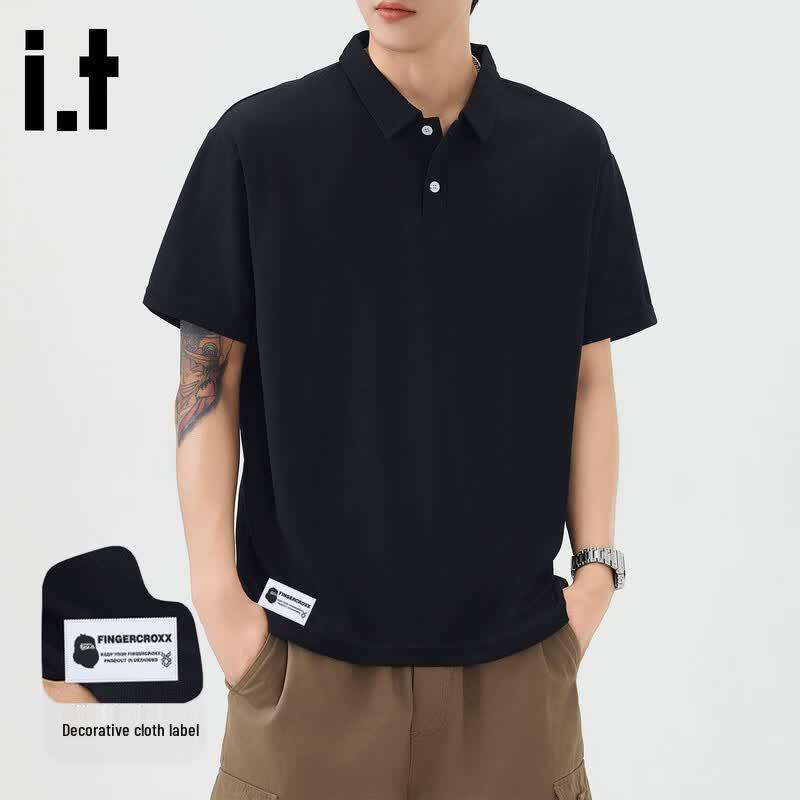 Fingercroxx Men's 2026 Casual Short Sleeve Polo T-Shirt