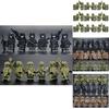 Ghost Special Police Military Special Forces Building Blocks Compatible With Boys' Construction Toys With Shields And Buckets