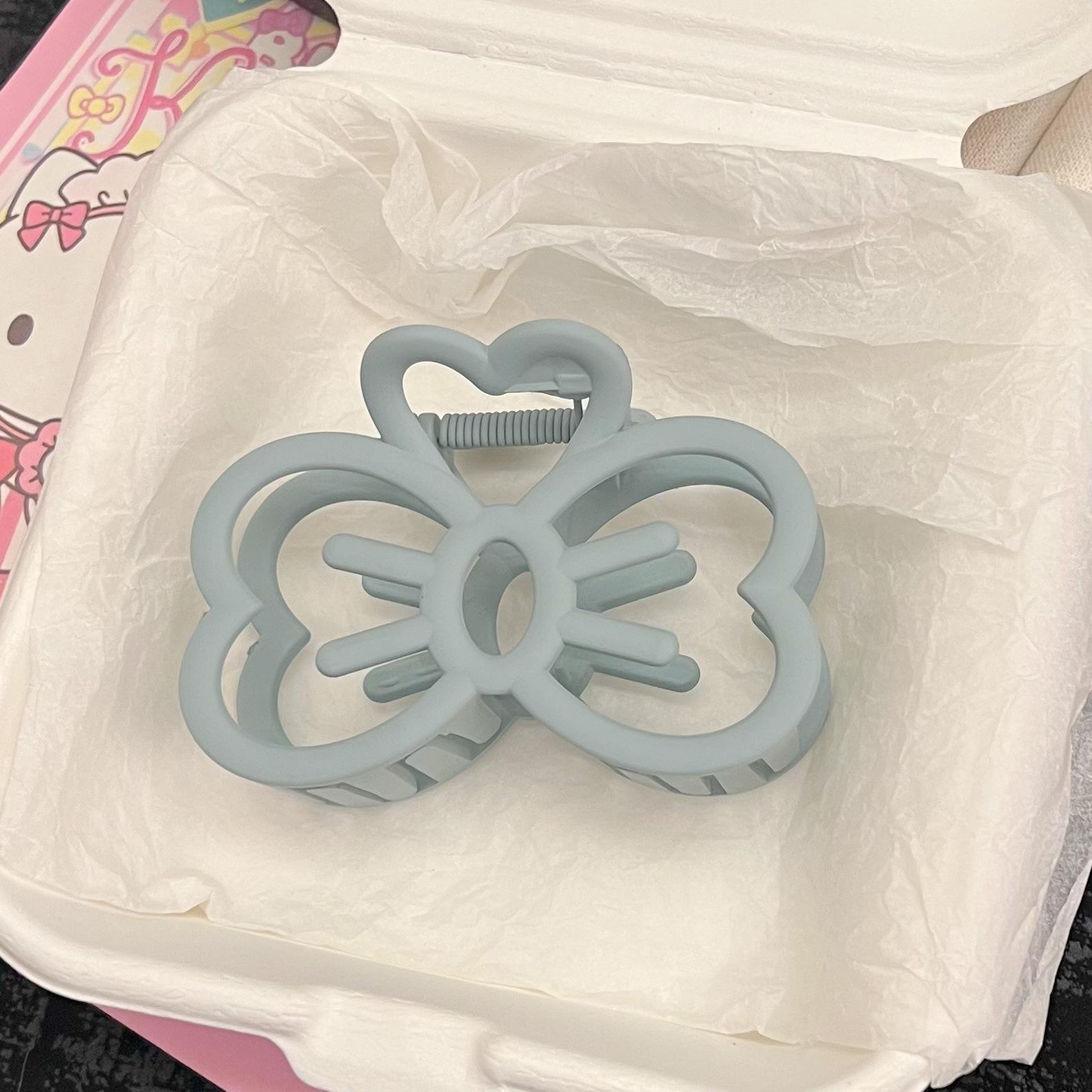 

Милая и нежная заколка с бантом на затылке, заколка-акула, головной убор для женщин