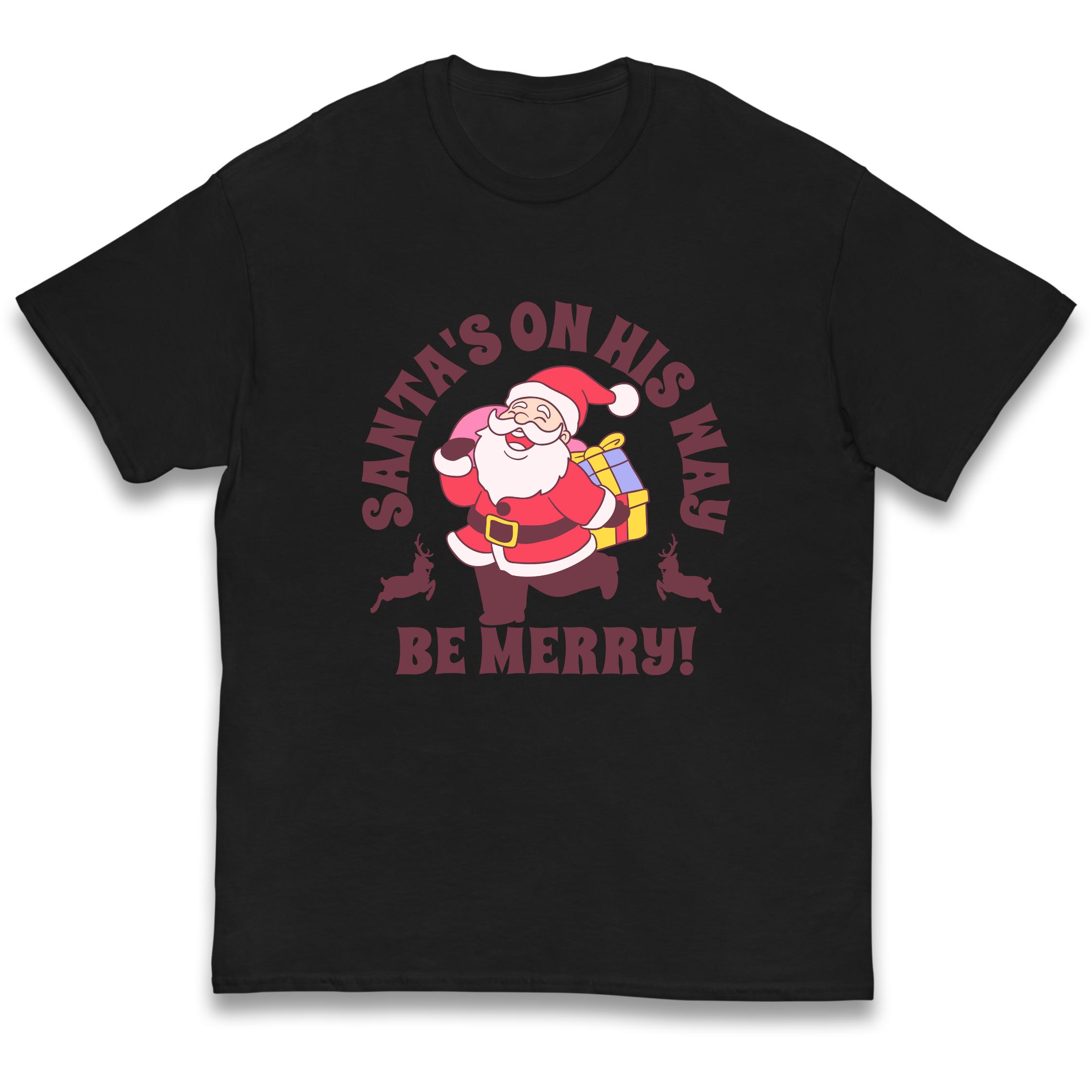 Santa s On His Way Kids T-Shirt 160