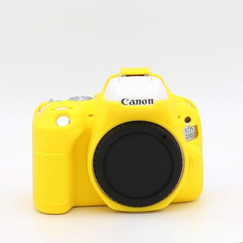 Silicone Case for Canon EOS 200D Camera - DSLR Bag & Protective Silicone Cover for 200D