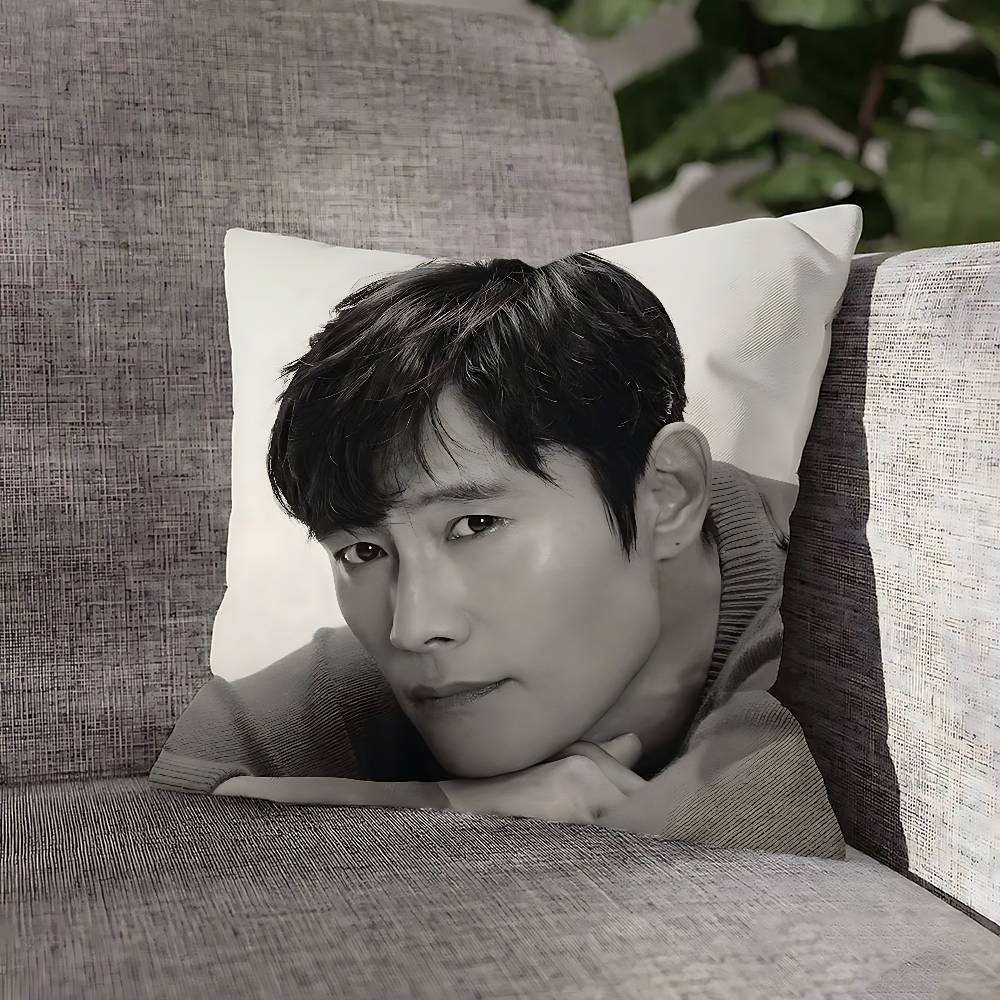 Lee B-Byung H-Hun Pillow Case For Sofa Decor Home Car Office Living Room Printing Cushion Cover Decorations and Protector