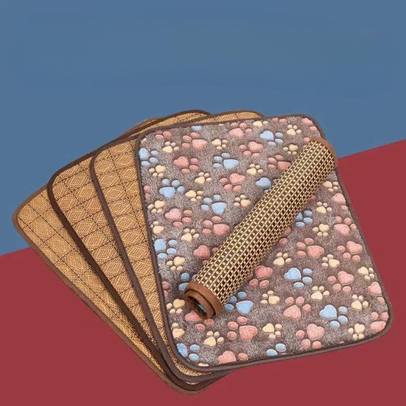 Dog Double-sided Summer Mat Teddy Summer Sleeping Mat Dog Kennel Cat Kennel Summer Ice Mat