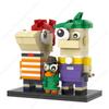 MOOXI Cartoon Anime Character Robot Animals Model MOC Bricks DIY Assembled Building Blocks Figure Toy Collection Decoration Gift