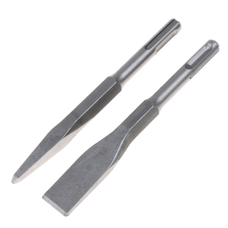 Durable Hexagonal Shank Slotting Chisel Steel Flat Head Impact Bit Wear-Resistant High Hardness Impact Drill Bit Brick