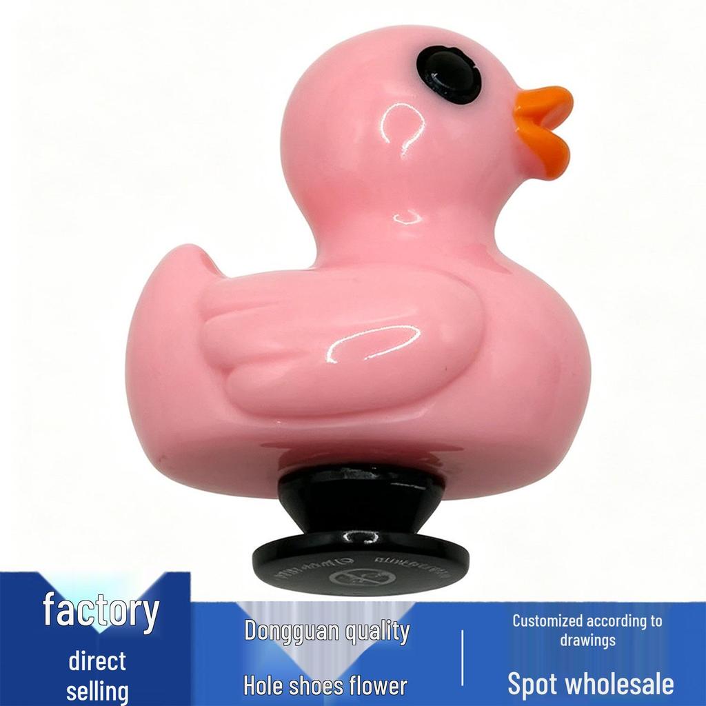 New Crocs Flower & Duck Acrylic Shell Charms: Versatile Buckles for Shoe Decorations