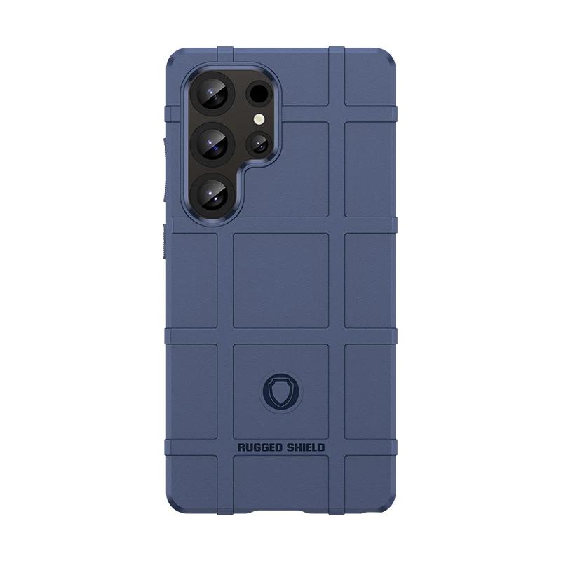 

Прочный Щит Военного Класса Гибкий Чехол Для Телефона Для Samsung S25 FE Edge S24 S23/22 Ultra Plus Ударопрочный Защитный Бронированный Чехол For S25