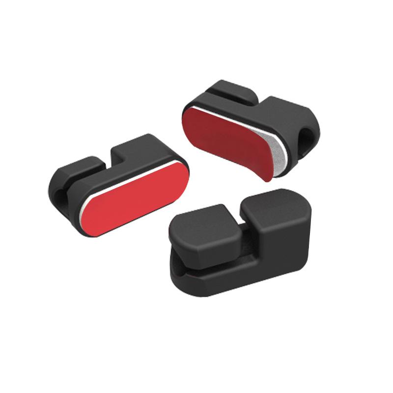 Self-Adhesive Silicone Cable Clips for Organizing Cords and LED Strips