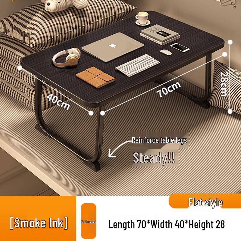 Folding Bedside Laptop Desk: Bay Window & Dorm Use