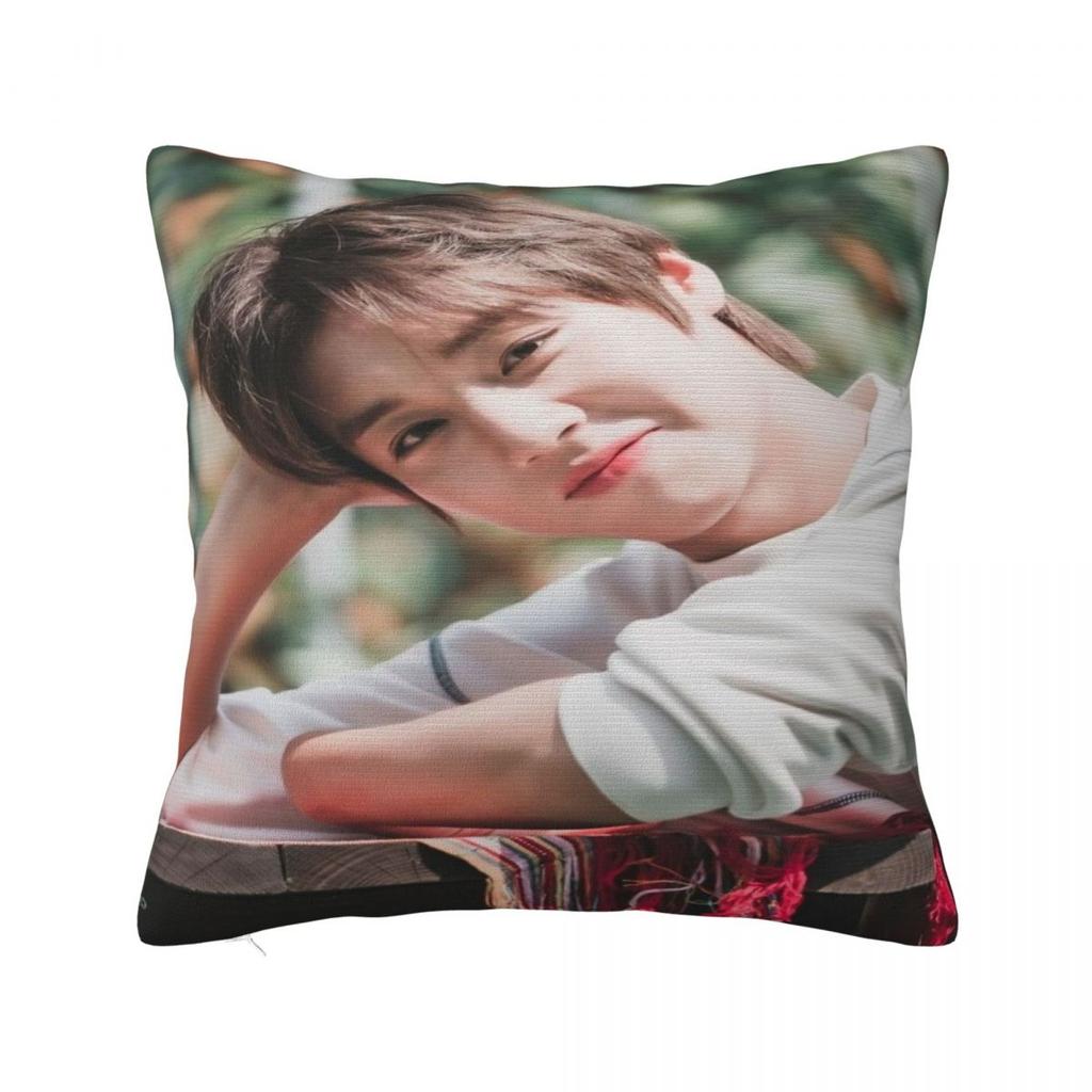 Park Ji Hoon Fan Dárková Povlak na polštář Merch Měkký Potah na polštář Povlaky na polštáře Dekorace na sedadlo S uzávěrem na zip Více velikostí