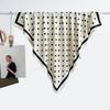 Wrap Satin Square Scarf 90X90CM Silk Shawl New Imitation Silk Scarfs  Bag Accessories