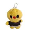 8 Pcs Cute Cartoon Plush Doll Keychains Mini Stuffed Animal Pendant Charms For Kids Bag Decor Gift