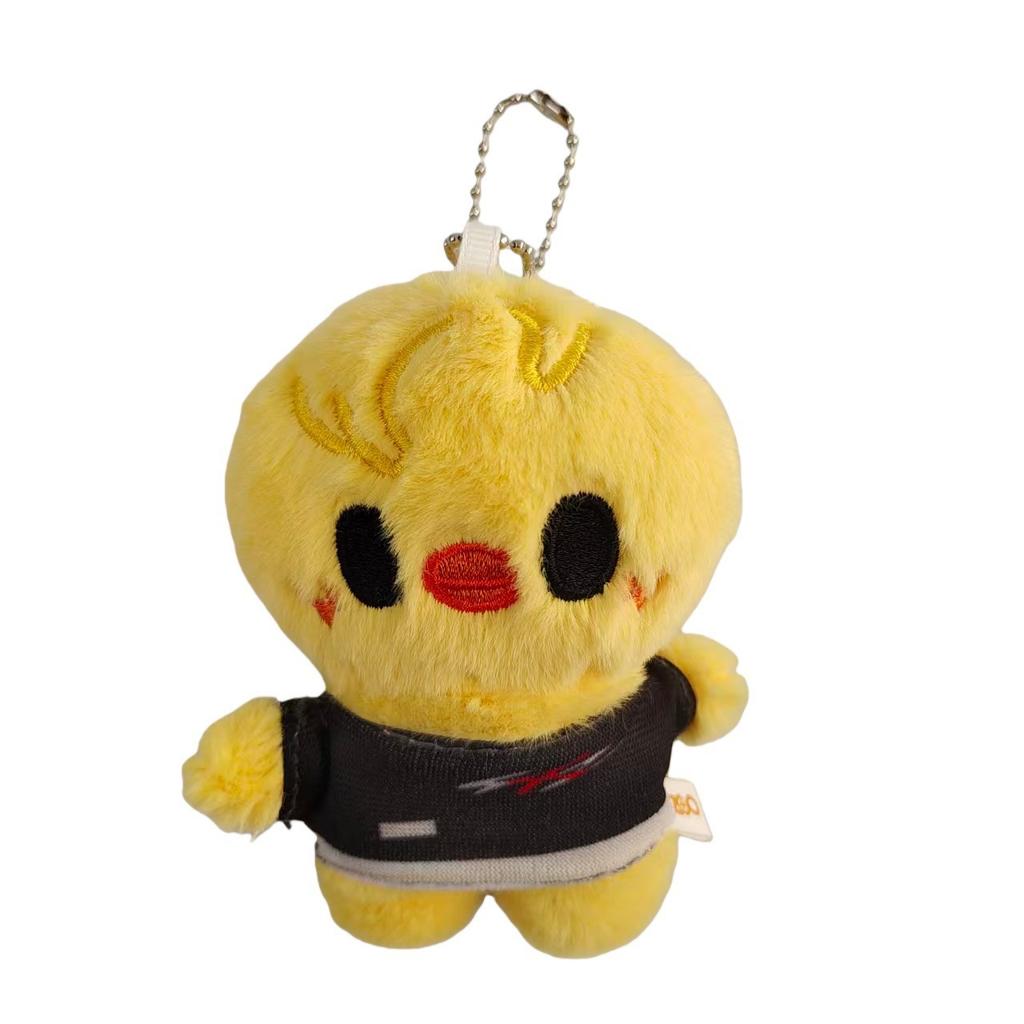 8 Pcs Cute Cartoon Plush Doll Keychains Mini Stuffed Animal Pendant Charms For Kids Bag Decor Gift
