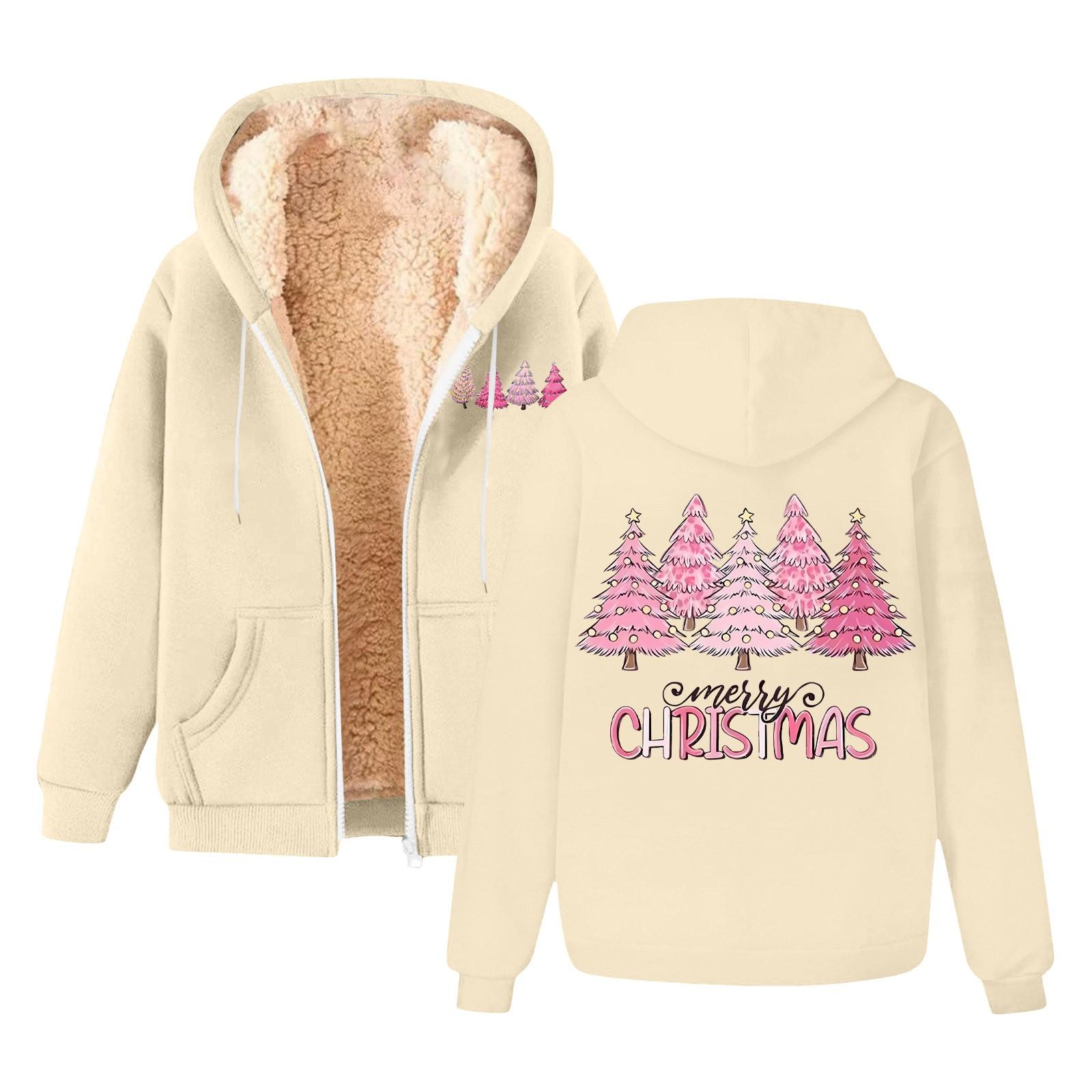 

Чоловіче та жіноче модне однакове пальто з товстим флісовим худі Толстовка з капюшоном Кардиган M хакі