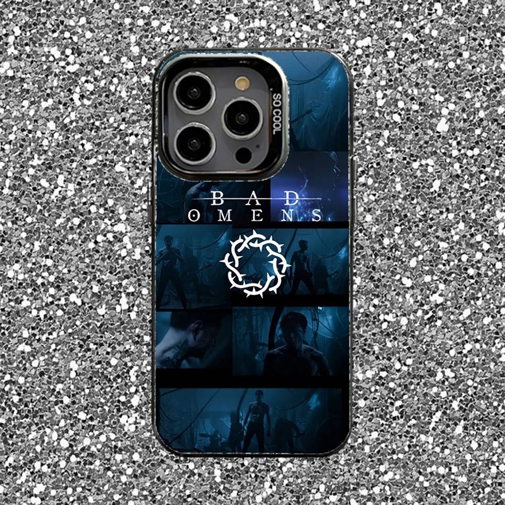 Rock Bad O-Omens Phone Case For iPhone 16,15,14,13,12,11,Pro,XS,Max,Plus,Mini,SE Black Candy Matte Shockproof Cover