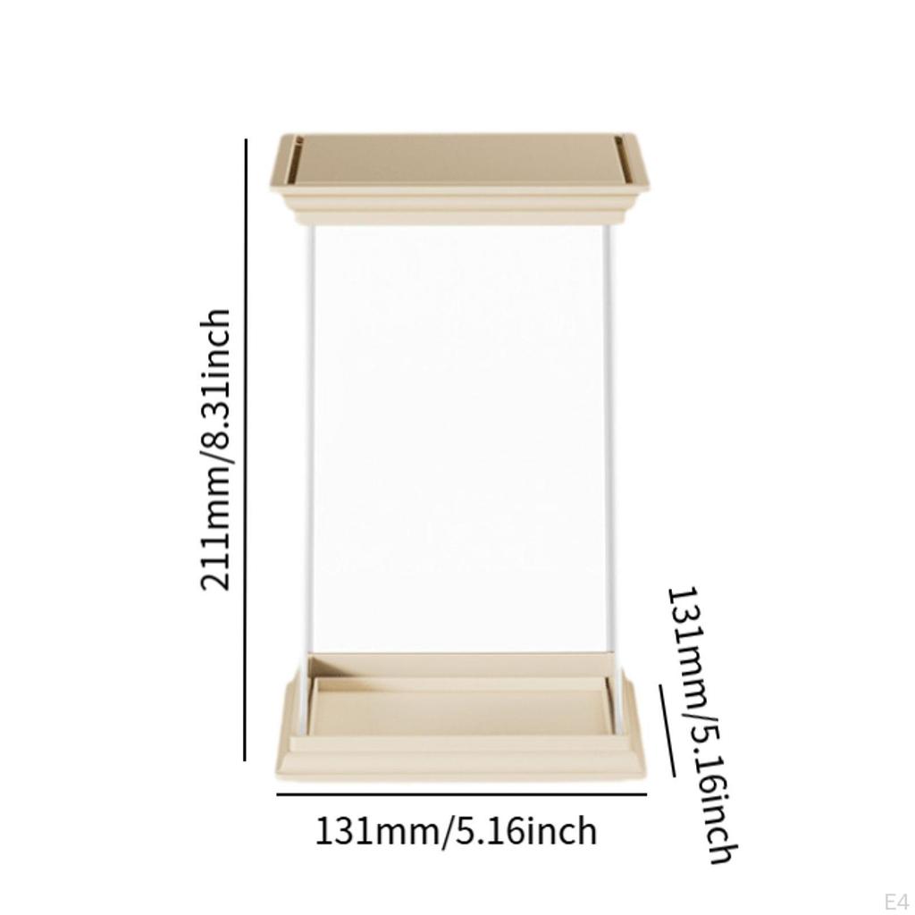 Clear Figure Display Case Doll Box Dustproof Multipurpose Storage Organizer Toy