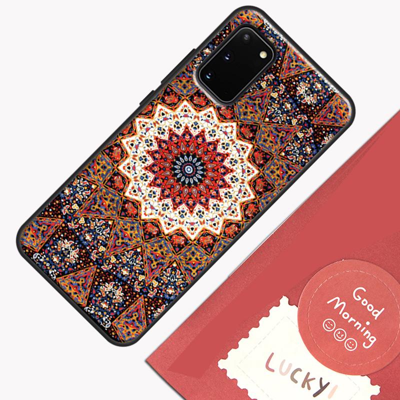 Floral Flower Mandala Design Phone Case For Samsung Galaxy S25 S26 Ultra S20 S21 S22 S23 S24 Plus S9 S10 S25 FE Cover Shell
