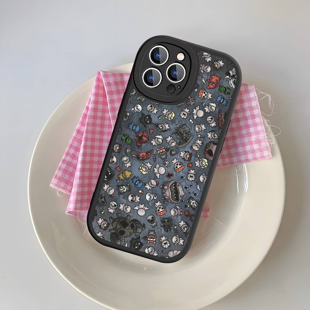 Game The Binding Of I-Isaac For IPhone 16 15 14 13 12 11 Pro Max Plus Shockproof Leather Soft Phone Cover