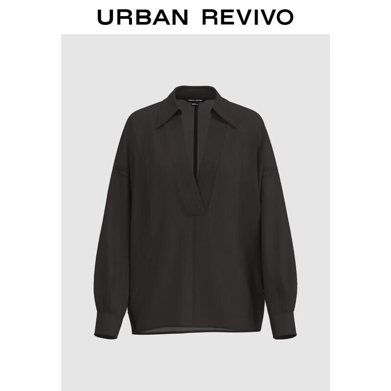 UR Women s Casual Loose-Fit Ramie Shirt XS