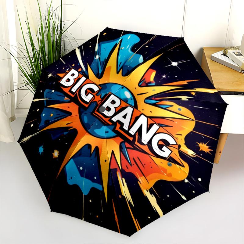 Big Bang: Explosive Energy Harmony Folding umbrella Suitable for all seasons 8 paraphenoid bones Sun umbrella outdoor travel