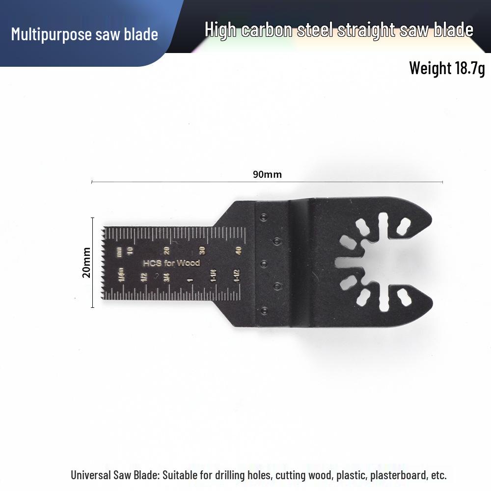 Universal Multifunctional Oscillating Tool Saw Blade - High Carbon Steel Bimetal, 35mm & 45mm, for Cutting & Grinding