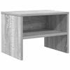 Table de chevet - Maison Exclusive - Sonoma gris - 40 x 30 x 30 cm - Bois d'ingénierie