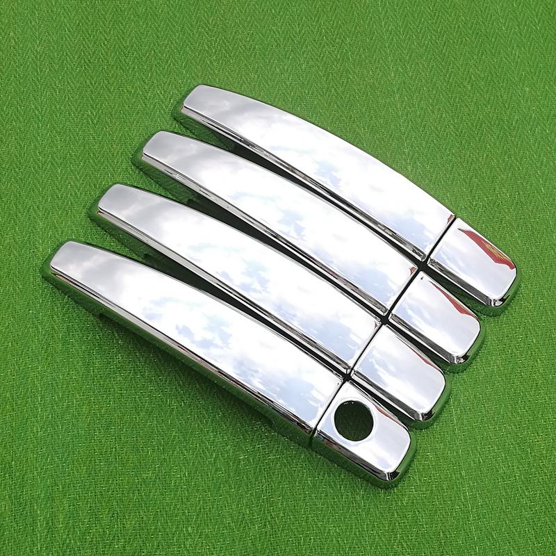 for Opel Corsa D 2007-2014 Chrome Handle Cover Trim Set Vauxhall 2008 2009 2010 2012 2013 Car Accessories Stickers Car Styling