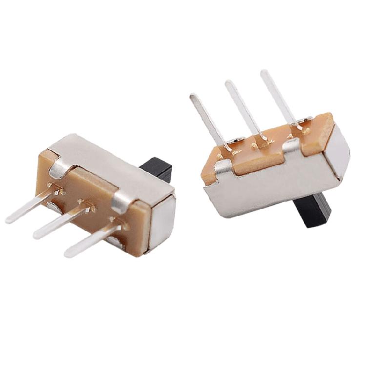 Leiterplatten-Schiebeschalter SS12D005, Kleine Kippschalter, 3-Pin 2-Position Ersatzteil für Schaltungssteuerung, DIY-Montage, Elektronikservice,