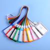 Double-Sided Work ID Badge Holder with Lanyard