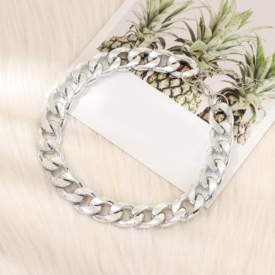 Unisex Thick Link Chain Short Necklace Hip Hop Party Club Statement Jewelry Gift