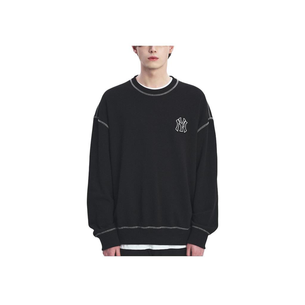 New MLB Overfit New York Yankees Coopers Logo Mega Sweatshirt Unisex Black 3AMTB0251-50BKS