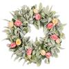 Garland Door Hanging Summer Wreath Easter St. Patrick'S Day Wreath Rabbit Earflower Wreath