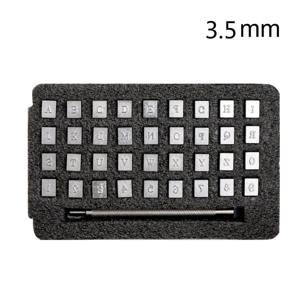 

36pcs/sett DIY Leather Seal Engraving Craft Tool Steel Alphabet Number Stamp Leather Craft Stamps Metal Printing