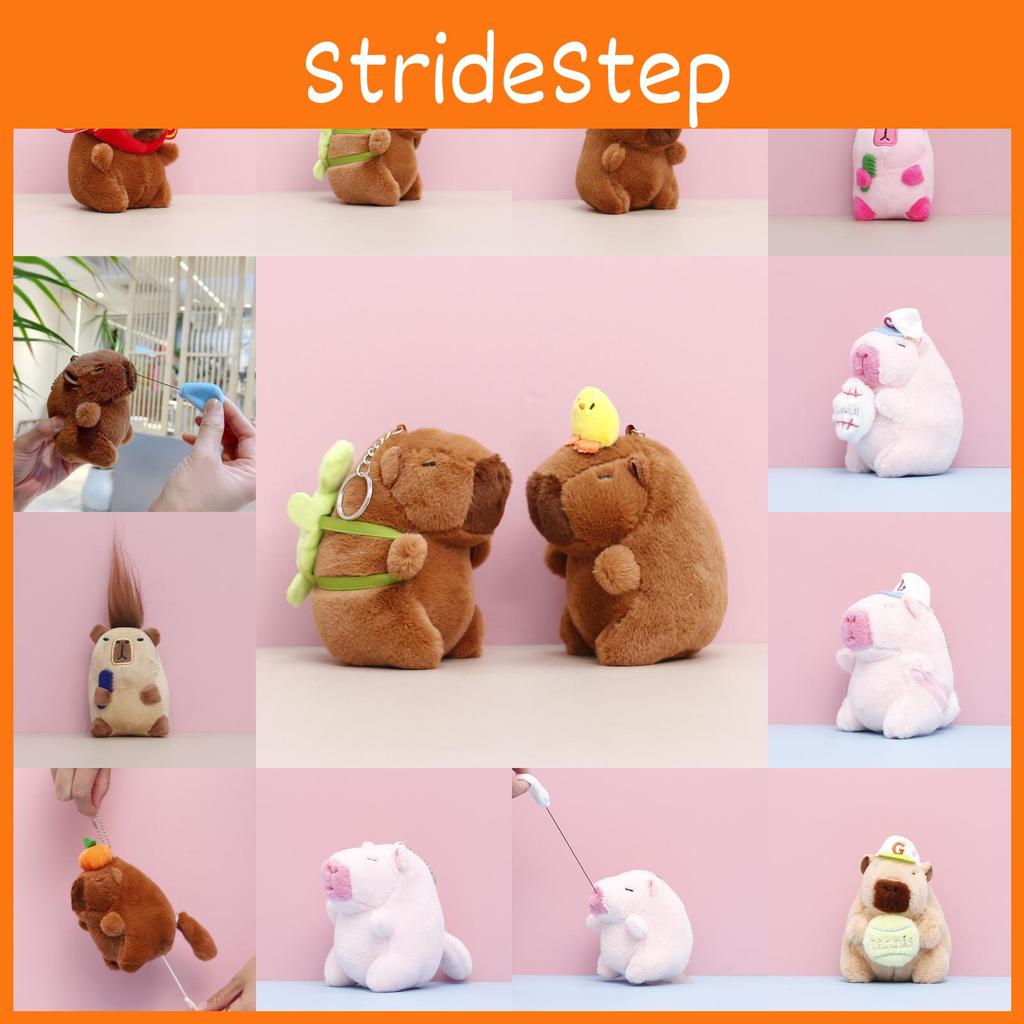 Keychain Girls Capybara Children Backpack Decorative Pendant Gift Plush Toy