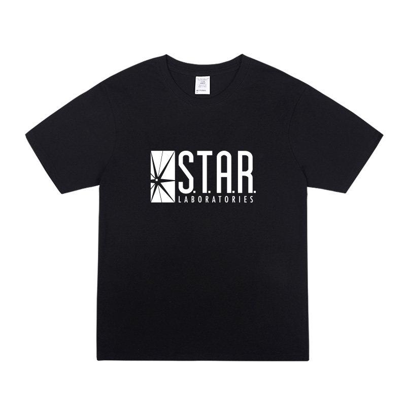 

2026 НОВИЙ Флеш STAR Laboratories STAR Labs Футболка 100% Бавовна Круглий виріз Літня Коротка Рукава Повсякденна Чоловіча Футболка 4XL