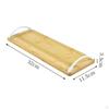 Bamboo Serving Tray with Handles Dinnerware Food Server Dessert Dinner Tea Bread Fiest