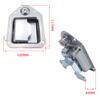 Stainless Steel Trailer Door Latch Lock with 2 Keys For Camper RV Truck Tool Box