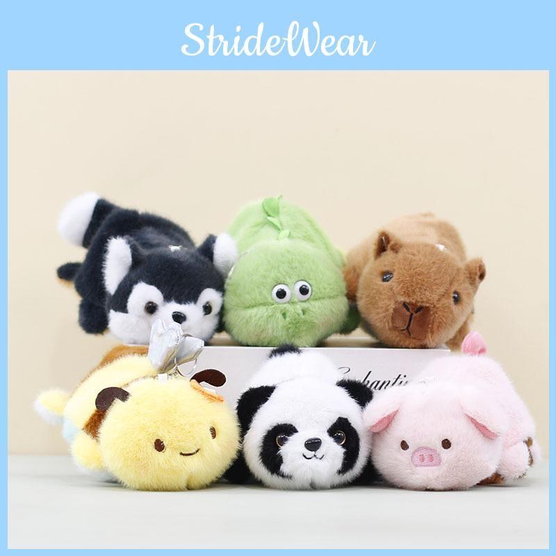 Pendant Plush Capybara Pp Cotton Filling For Two Sided Animal Decoration Series