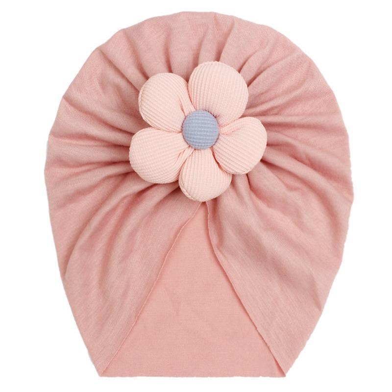 Autumn New Children's Imitation Cotton Pullover Hat, Baby Creative Comfortable Breathable Flower Hat, Baby Hat