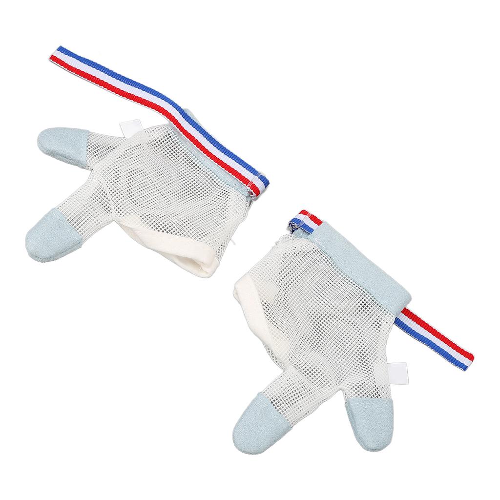 1 Pair Toddler Finger Guard Massage Gums Good Breathability Adjustment Size Comfortable Baby Stop Thumb Sucking Finger