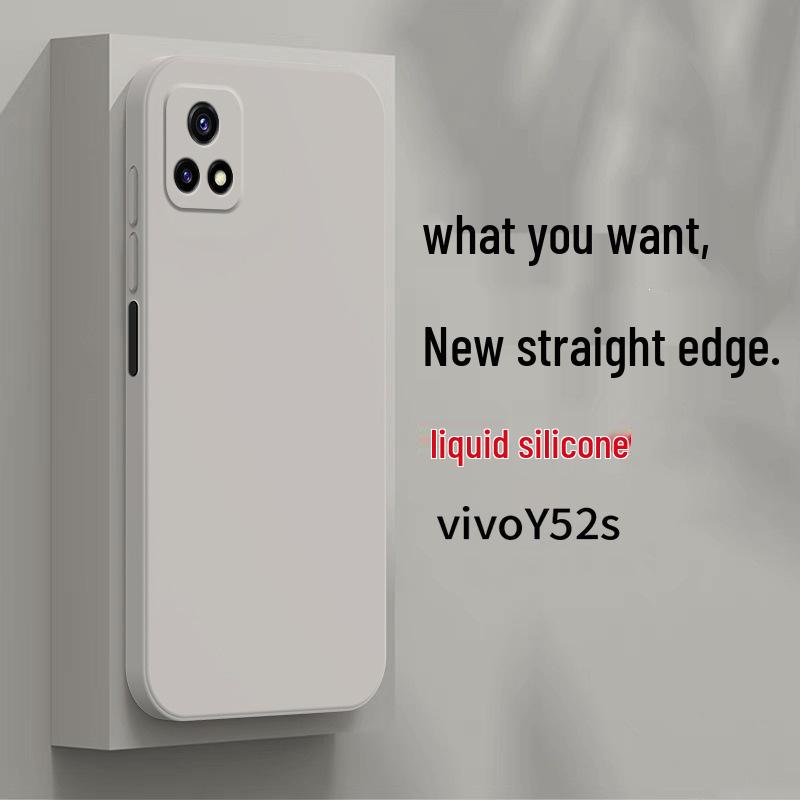 Vivo Y52s V2057A Liquid Silicone Case - Full Coverage Anti-Drop Protection
