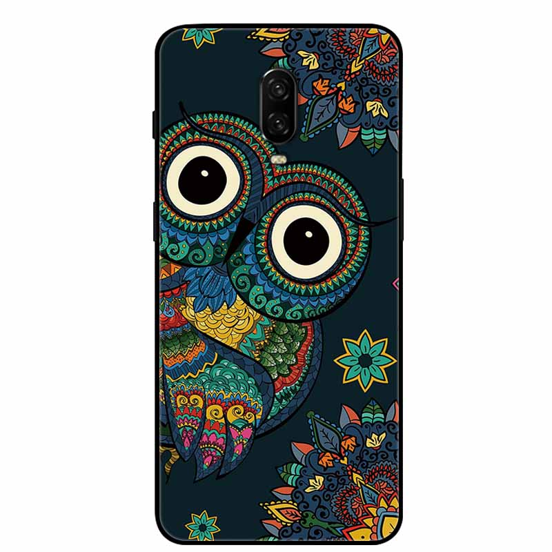 For Oneplus 6T Case Silicone Lovely TPU Soft Phone Cover for One Plus 6 6T Protective Back Shells oneplus6T Cute Cats Funda Capa