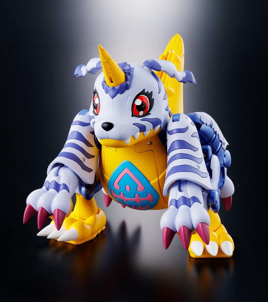 TAMASHII NATIONS Super Evolution Spirit Digimon Adventure 02 MetalGarurumon Approximately 200mm ABS PVC Diecast Painted Movable Figure & &
