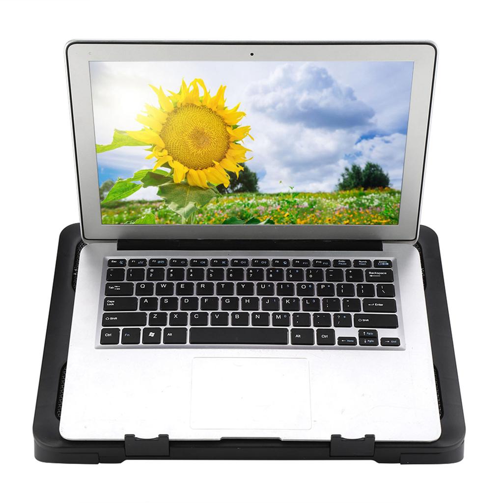 Portable Ultra Slim Silent Laptop Notebook Cooling Pad USB Powered Silent With 5 Fans LED